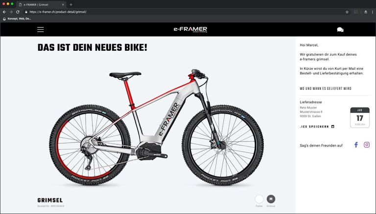 E clearance framer velo